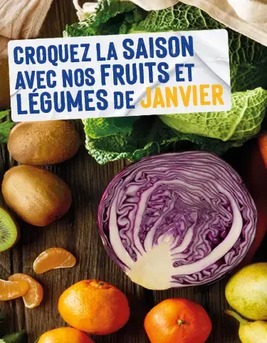 Découvrez notre calendrier de saisonnalité de Janvier 2026 !